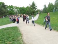 Denis Máša dobíhá do cíle