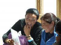 Studentky SECMOLu při hodině La Ngonpo - Beauty